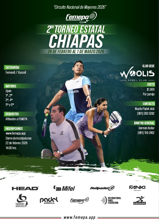 2ESTATAL CHIS MAYOR 2026